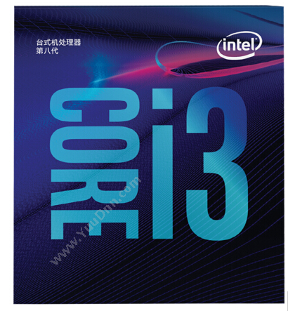 英特尔 Intel 酷睿四核I3-8100盒装处理器 CPU