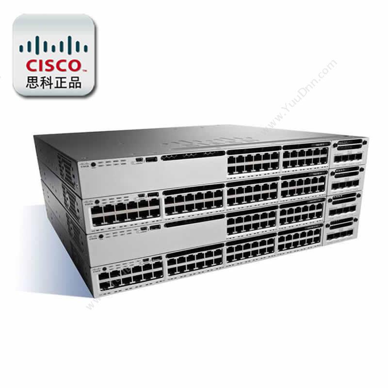 思科 Cisco 3850系列企业级三层千兆WS-C3850-12S-S 千兆网络交换机