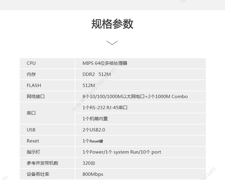 DCN DCME-320多核出口网关 VPN安全网关