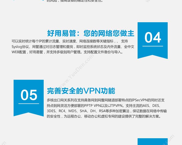 DCN DCME-200多核出口网关 VPN安全网关