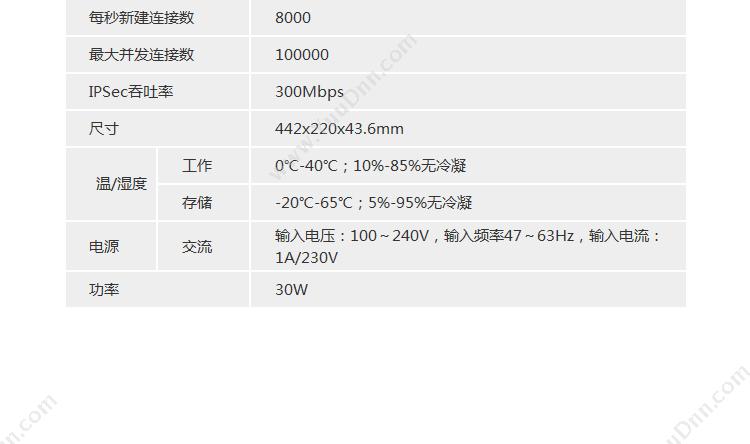 DCN DCME-320多核出口网关 VPN安全网关