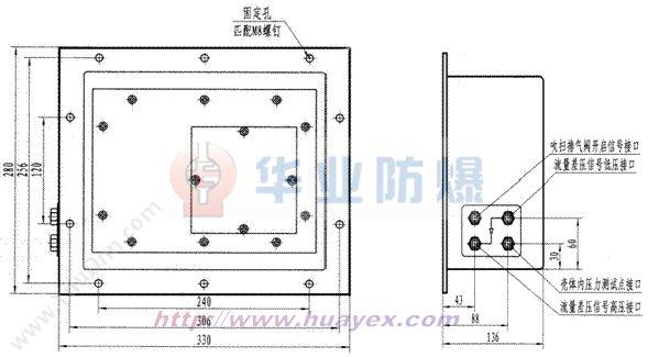 华业 Pd型系列正压吹扫控制系统华业防爆仪表张衡牌电机自动吹扫装置 控制装置