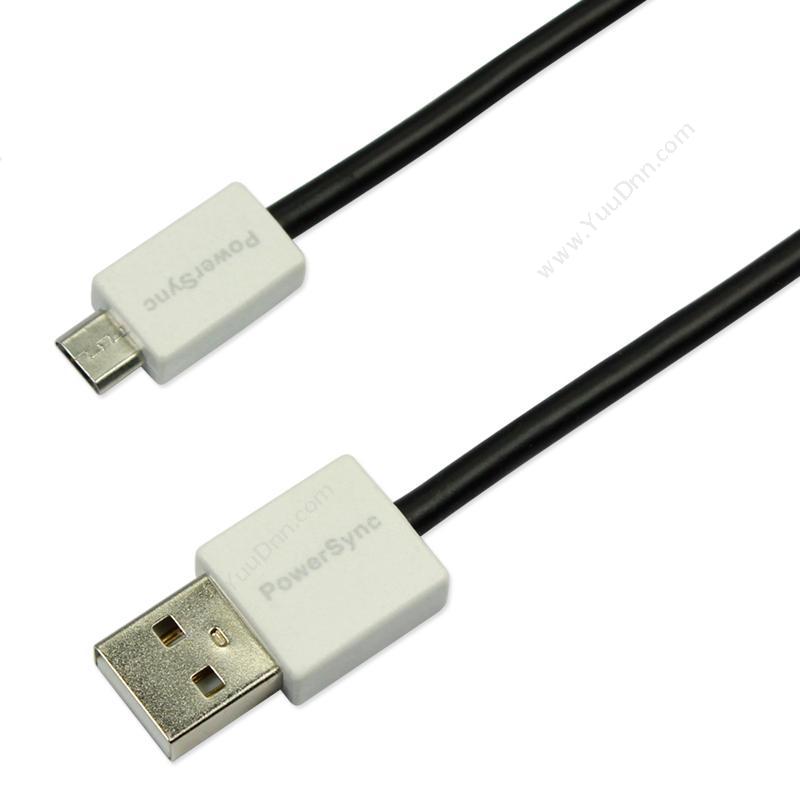 包尔星克 Powersync USB2-ERMIB150 micro数据线 1.5米 （黑） USB2.0 视频线