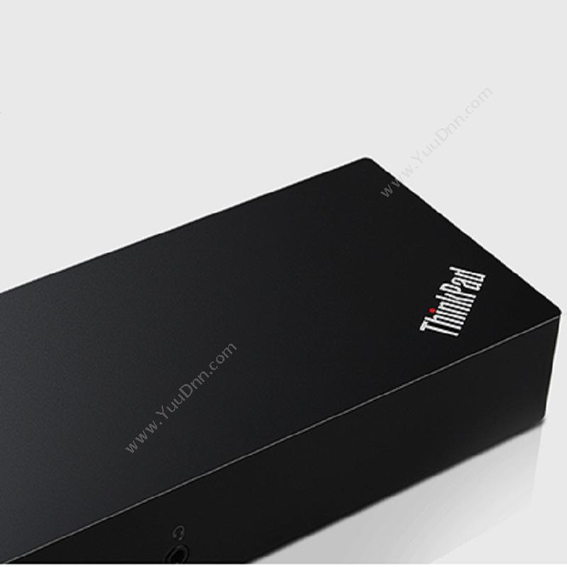 联想Thinkpad 40A40090CN 扩展坞 （黑）  USB Type-C*1,USB3.0*3 USB 2.0*2 DP*2 VGA 装机配件