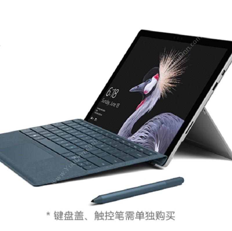 微软 Microsoft Surface pro 12.3英寸笔记本平板二合一 I58G256GSSDW10P2Y（银）  含(黑）键盘套装 笔记本