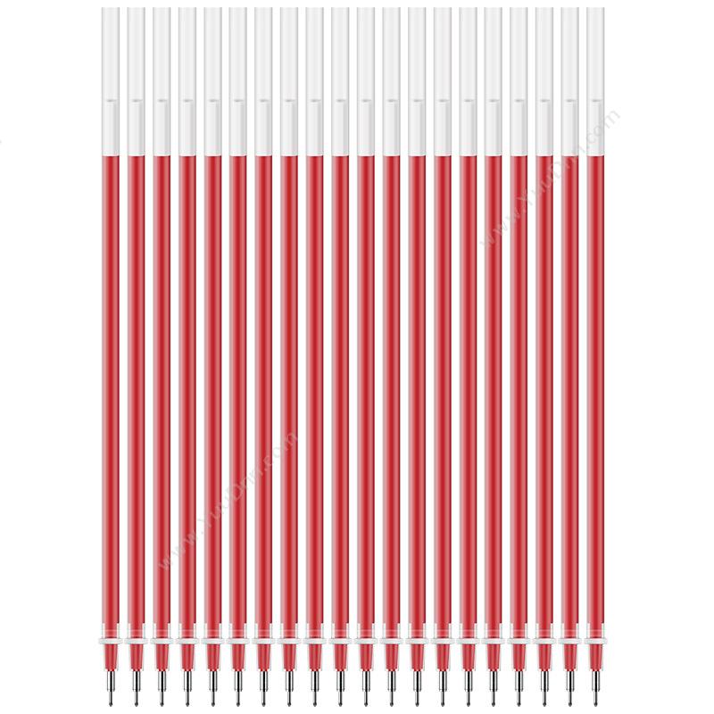 得力 Deli 6901 半针管 0.5mm （红） 中性笔芯
