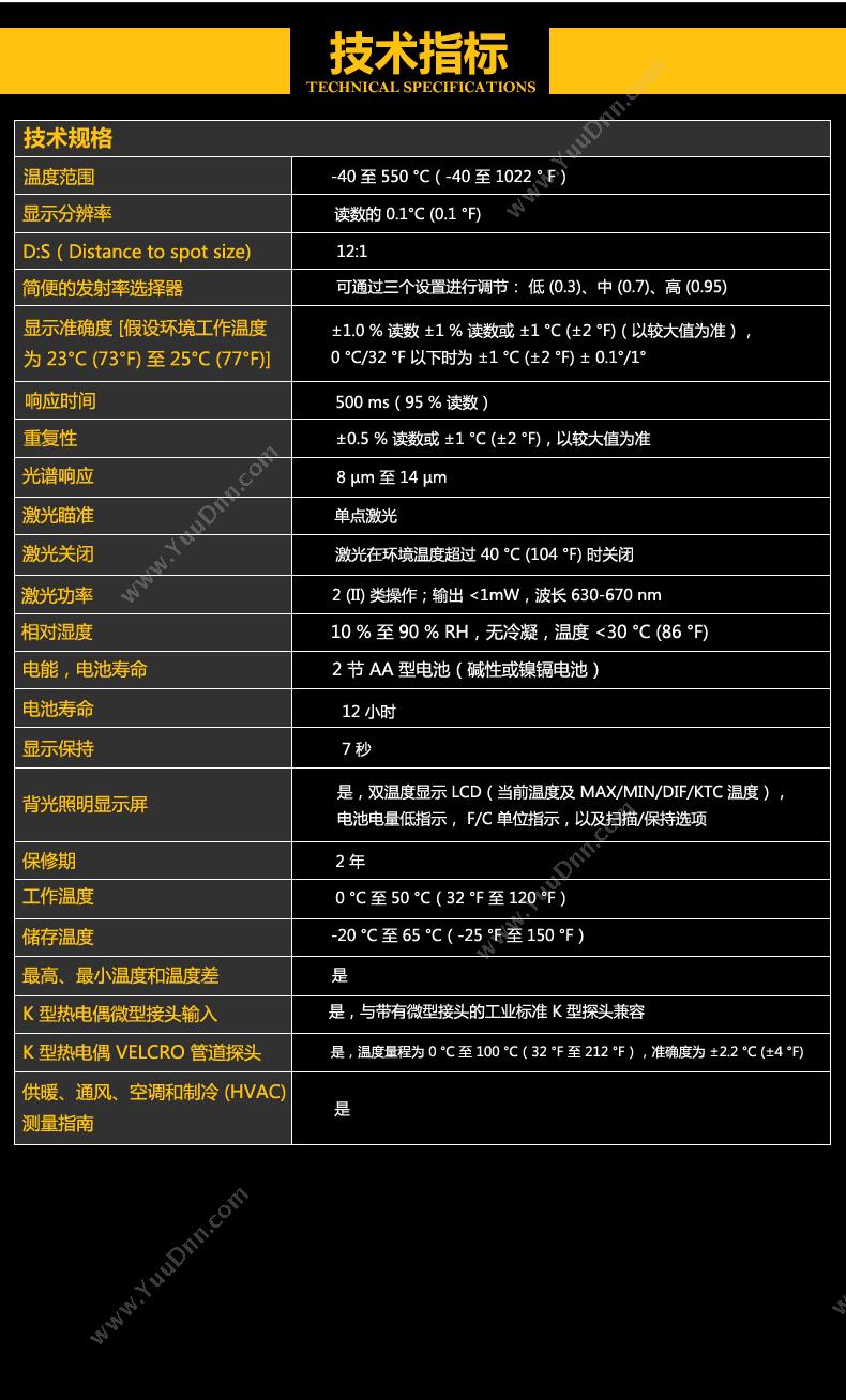 福禄克 Fluke F-561 手持测温仪