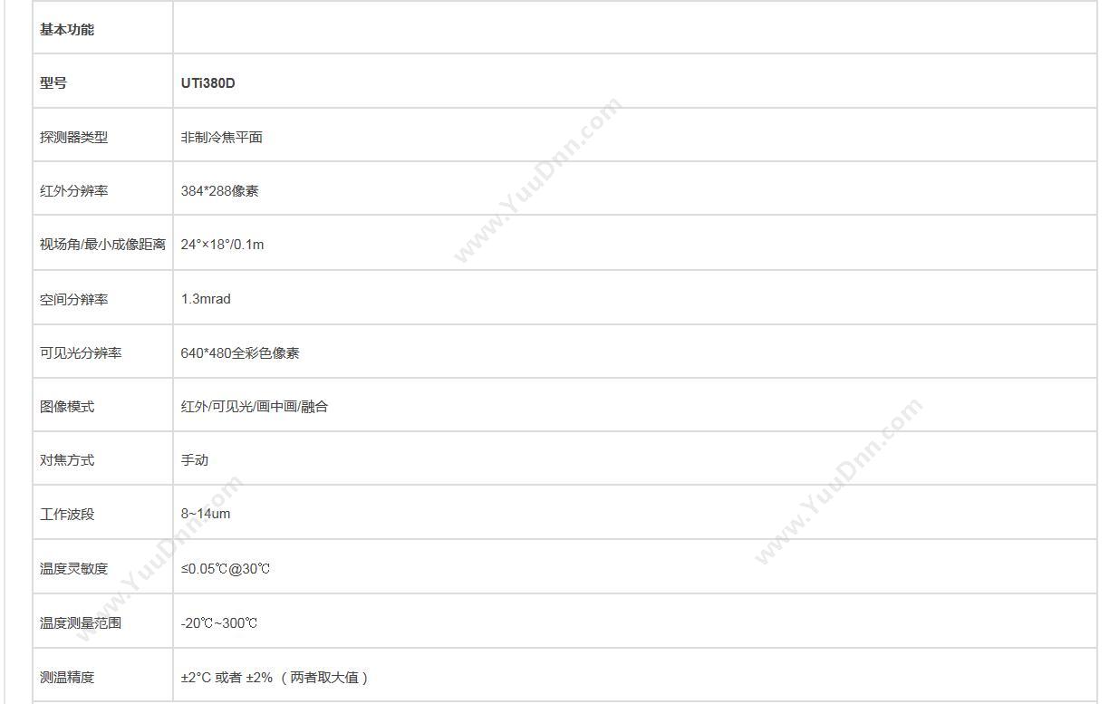 优利德 UNI-T UTi160A 手持热像仪