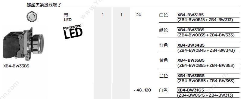 施耐德 Schneider XALB01C XB2（1孔） 按钮盒