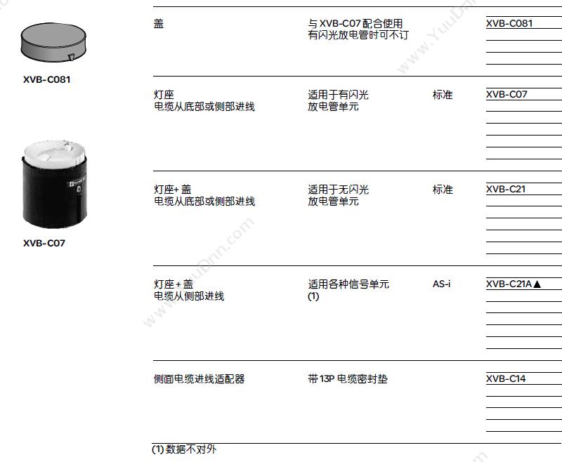 施耐德 Schneider XACA009 机械互锁 按钮盒