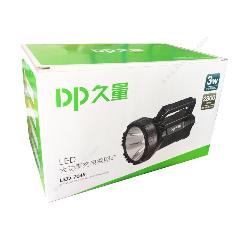 久量 Jiuliang DP-7045B 充电式LED （黑） 手电筒