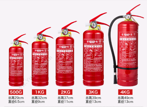 淮海 4KGABC 淮海  红色 干粉灭火器