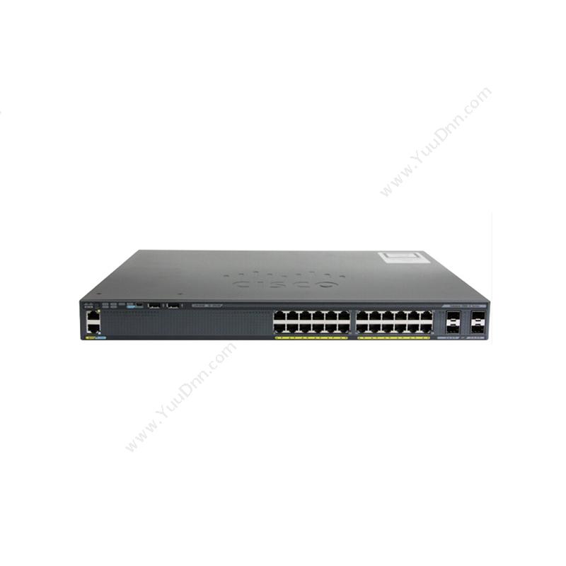 思科 Cisco WS-C2960X-24TS-L 24口千兆两层接入交换机 千兆网络交换机