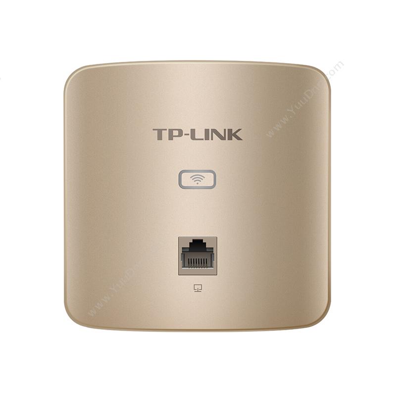 普联 TP-Link TL-AP450I-POE薄款香槟金 450M无线86型面板式AP 室内AP