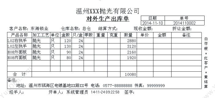 温州财博软件 财博外加工管理系统-加工版 制造加工