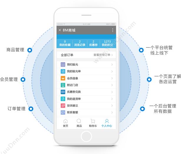 高亚科技（广州） 8Manage O2O（移动互联的一体化商城平台） 客商管理平台