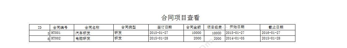 聊城市宏达电脑服务中心 宏达科研项目合同管理系统 合同管理