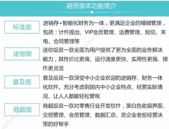 昆明七彩软件 七彩软件商贸通标准版远程三用户 进销存