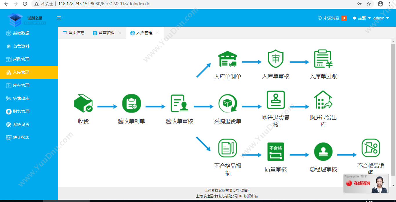 上海求捷医疗 试剂之星医疗供应链SaaS软件 医药流通