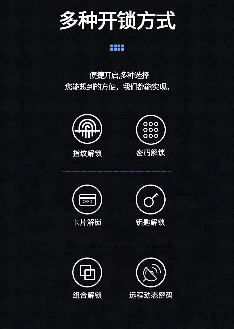 物果智家 指纹锁家用防盗门室内卧室别墅木门通用型全自动密码锁智能电子锁滑盖 智能门锁