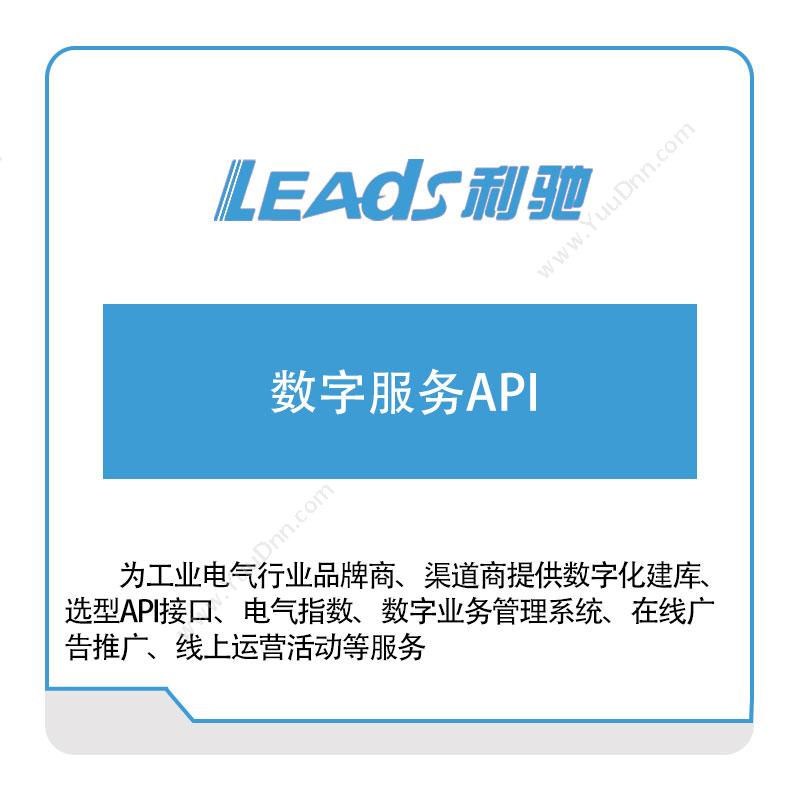 上海利驰软件 数字服务API 电气行业软件