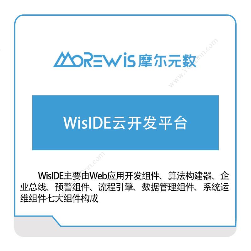 摩尔元数（厦门） WisIDE云开发平台 低代码