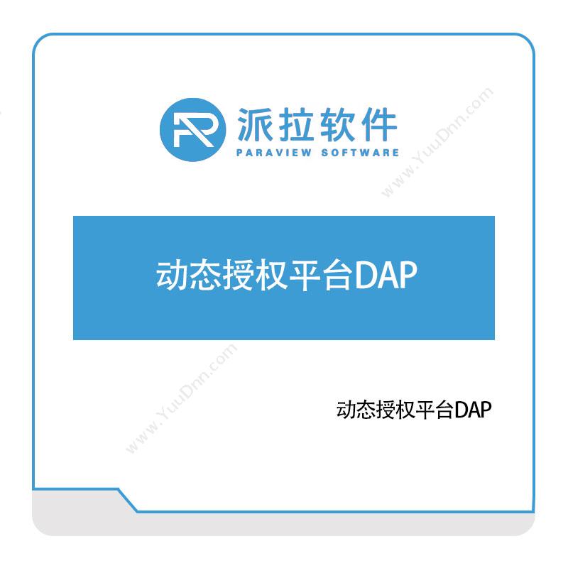 上海派拉软件 动态授权平台DAP 身份认证系统