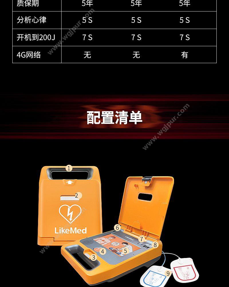 徕克美 LikeMed 半自动体外除颤器 BeneHeart S2A(网络款） 除颤AED