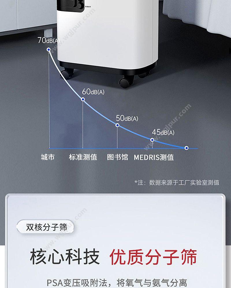 徕克美 LikeMed 医用分子筛3L 春分系列 Y-303W 制氧机