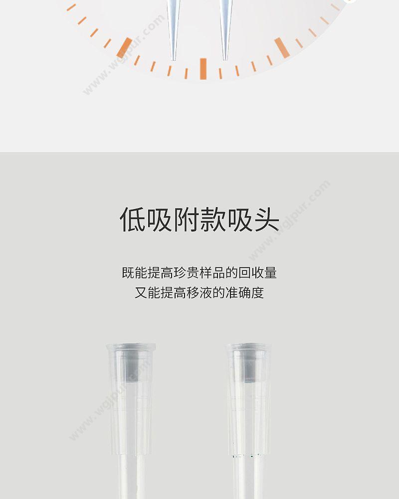 徕谱 Labtrip 袋装滤芯吸头 200μl （1000支/包）CT200-1-DZ 移液吸头