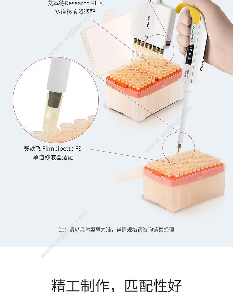 徕谱 盒装灭菌滤芯吸头1250ul （96支/盒 50盒/箱） LP1000A-1-TFS 移液吸头