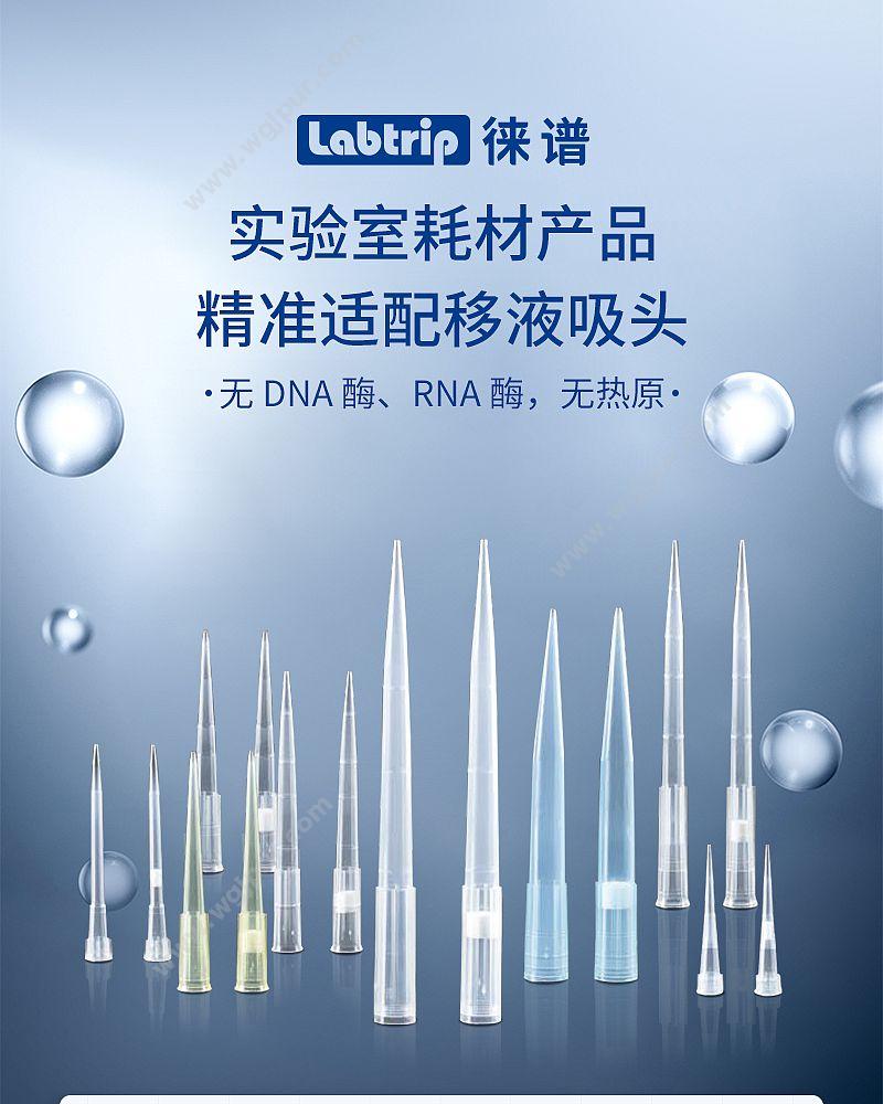 徕谱 Labtrip 袋装滤芯吸头 200μl （1000支/包）CT200-1-DZ 移液吸头