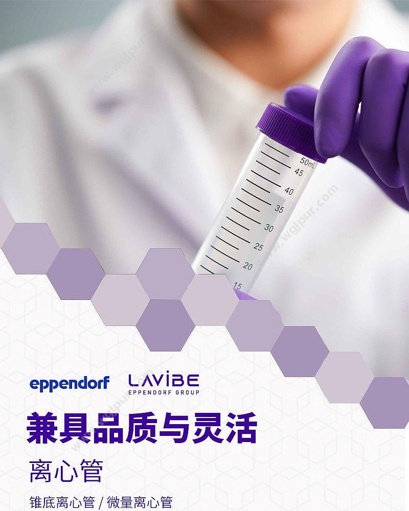 艾本德 乐斐 LAVIBE  15毫升平盖锥底袋装灭菌 2244020002 离心管