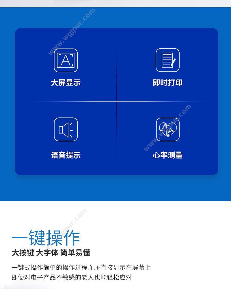 瑞光康泰 raycome 脉搏波医用血压计 RBP-9001 血压计