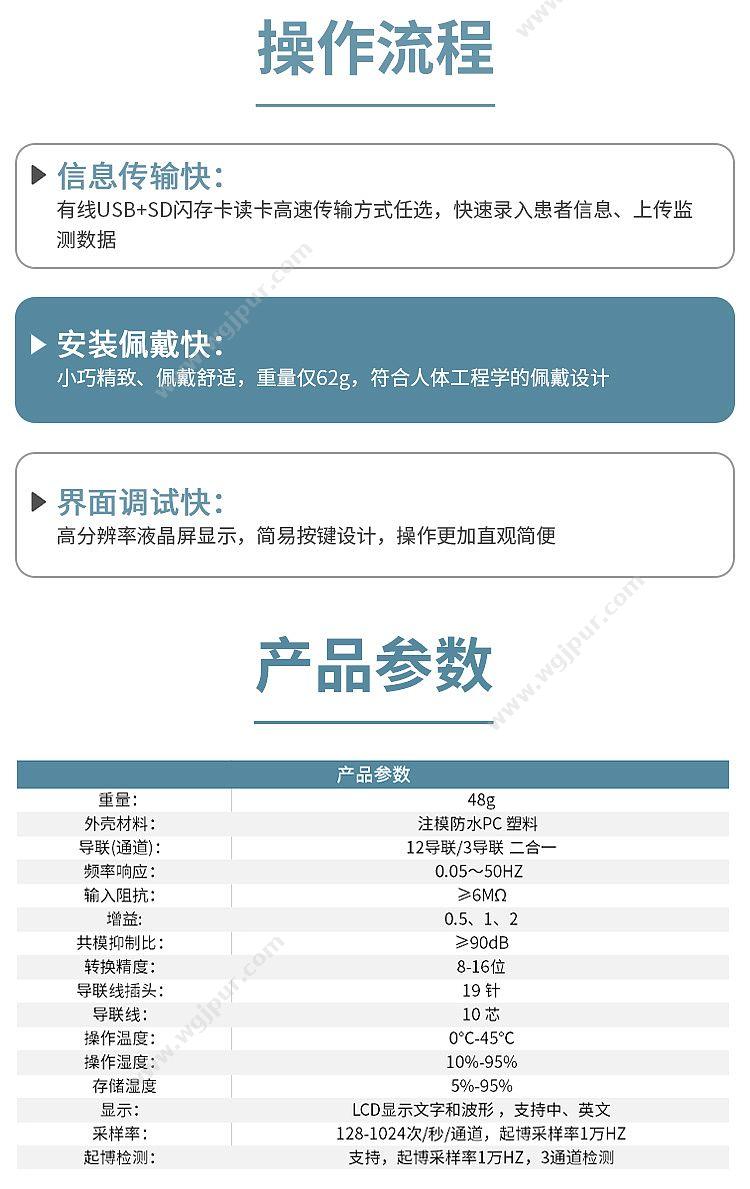 中旗 Zoncare 动态心电图系统 iE90 动态心电图机