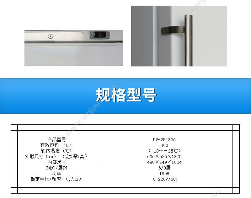 澳柯玛 低温保存箱 DW-25L300 低温冰箱