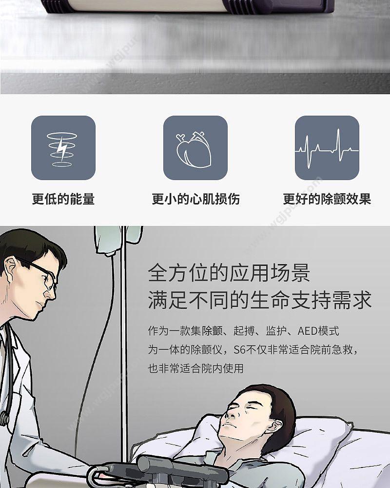 科曼 COMEN 体外除颤监护仪 S6 除颤监护仪